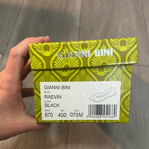 Gianni Bini Black raevin shoes flats size 7.5 rehab - Picture 1 of 10